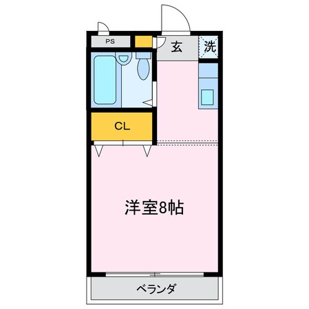 ロランジュＢの物件間取画像